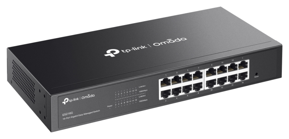SWITCH OMADA ES216GG 8-PORT GIGABIT EASY MANAGED SWITCH - detalle