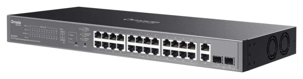 SWITCH OMADA ES228GP 28-PORT GIGABIT EASY MANAGED SWITCH WITH 24-PORT POE+ - detalle