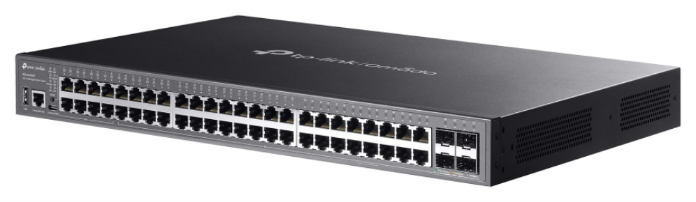 SWITCH OMADA L2+ 48 PUERTOS GIGABIT 4 SFP+ 10GE POE+ POE++ - detalle