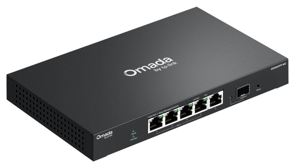 SWITCH OMADA TP-LINK ES206XPP-M2 5 PORT 2,5GB 1 10GBE SFP+ - detalle