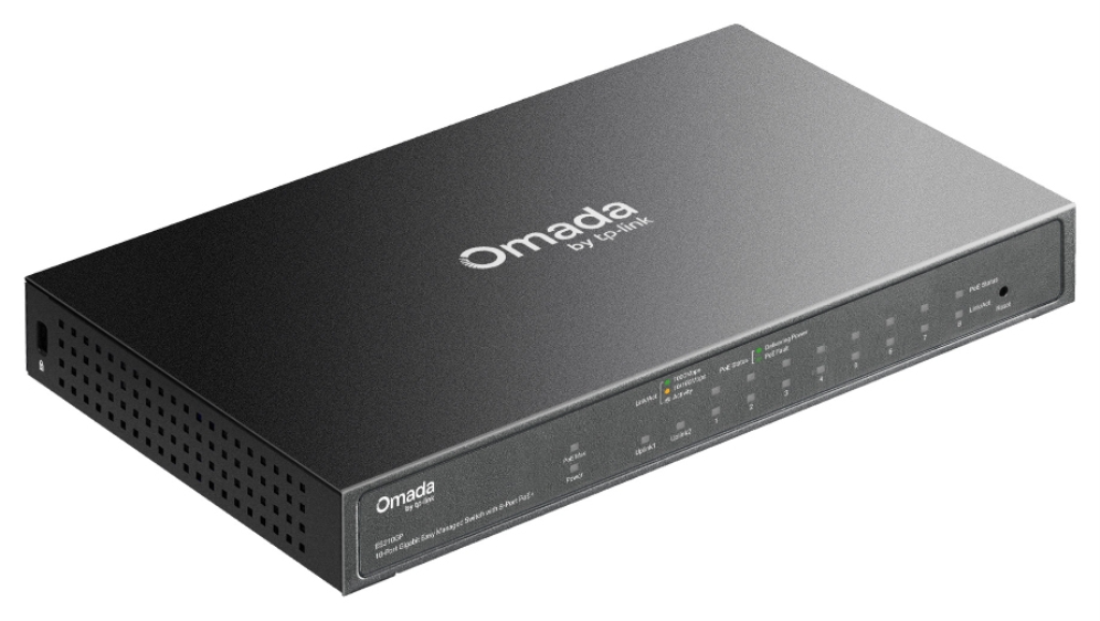 SWITCH OMADA TP-LINK ES210GP GIGA SWITCH WITH 8-PORT POE+ - detalle