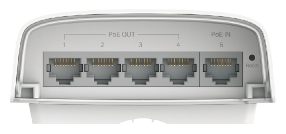 SWITCH OMADA TP-LINK SG2005P-PD 5 PUERTOS GIGABITE 1 PUERTO POE ++ - detalle