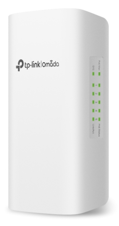 SWITCH OMADA TP-LINK SG2005P-PD 5 PUERTOS GIGABITE 1 PUERTO POE ++
