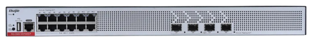 SWITCH RUIJIE CLOUD MANAGED L3 12 RJ45 4 SFPPLUS - detalle