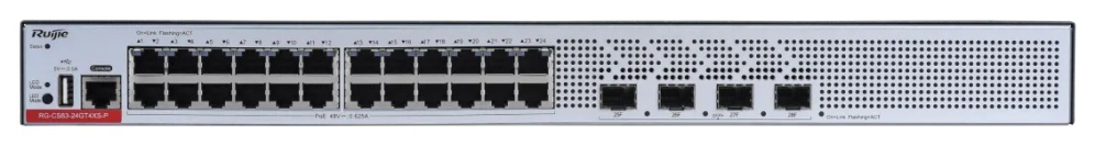 SWITCH RUIJIE CLOUD MANAGED L3 24 RJ45 4 SFP PLUS POE