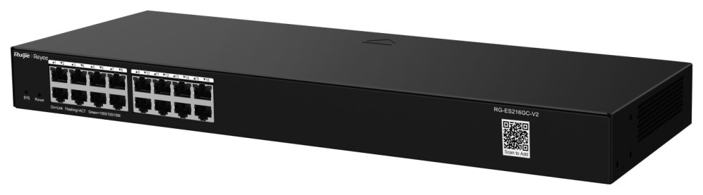 SWITCH RUIJIE MANAGED 16 PUERTOS GIGABIT - detalle