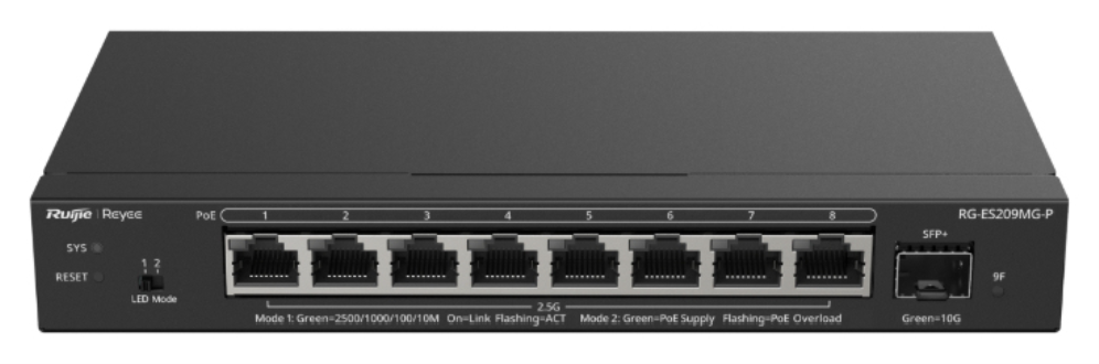 SWITCH RUIJIE POE CLOUD MANAGED CAPA 2
