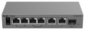 Ruijie Networks RG-ES207GS-P switch Gestionado L2 Gigabit Ethernet (10/100/1000) Energía sobre Ethernet (PoE) Gris