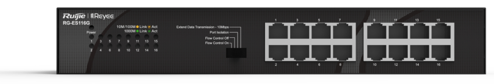 SWITCH RUIJIE REYEE RG-ES116G GIGALAN 16p