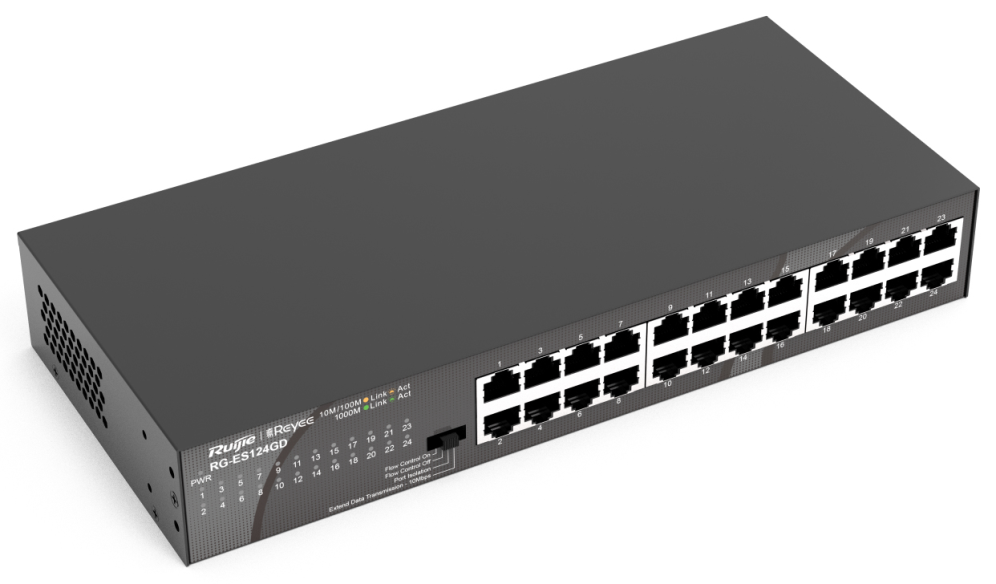 SWITCH RUIJIE REYEE RG-ES124GD GIGALAN 24p - detalle