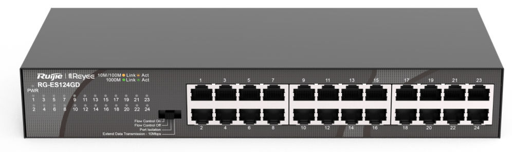 SWITCH RUIJIE REYEE RG-ES124GD GIGALAN 24p - detalle