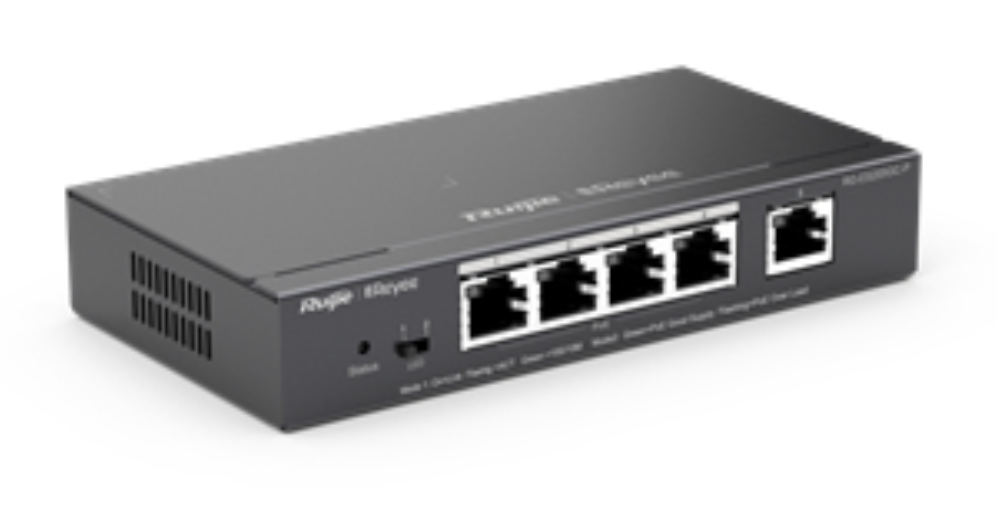 SWITCH RUIJIE REYEE RG-ES205GC-P GIGALAN 5p CLOUD POE - detalle