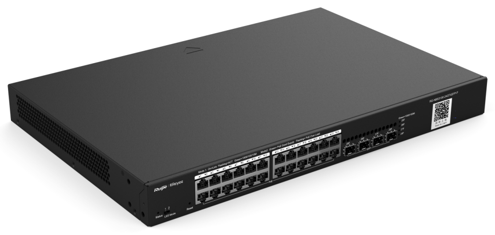 SWITCH RUIJIE REYEE RG-NBS3100-24GT4SFP-P GIGALAN 24p SFP 4p POE+ L2 GESTIONABLE - detalle