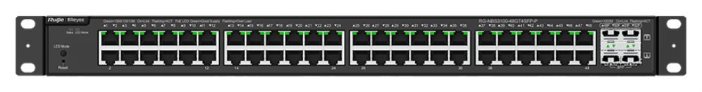SWITCH RUIJIE REYEE RG-NBS3100-48GT4SFP-P GIGALAN 48p SFP 4p L2 GESTIONABLE - detalle