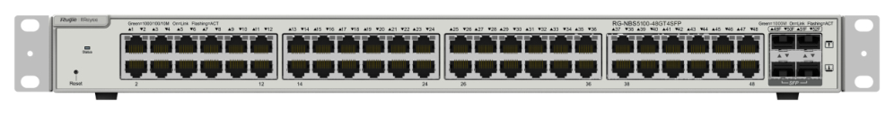 SWITCH RUIJIE REYEE RG-NBS5100-48GT4SFP GIGALAN 48p SFP 4p L3 GESTIONABLE