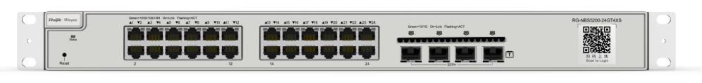 SWITCH RUIJIE REYEE RG-NBS5200-24GT4XS GIGALAN 24p SFP+ 4p L3 GESTIONABLE