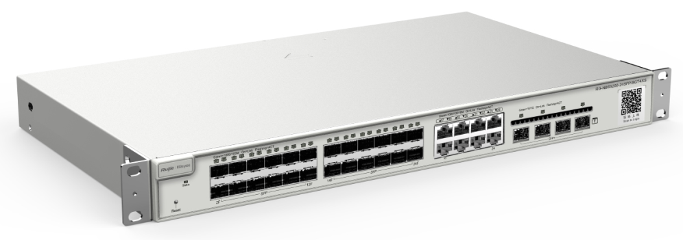 SWITCH RUIJIE REYEE RG-NBS5200-24SFP/8GT4XS GIGALAN SFP 24p SFP+ 4p GIGALA 8p L3 - detalle