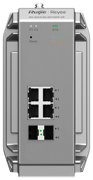 SWITCH RUIJIE REYEE RG-NIS3100-4GT2SFP-HP - detalle