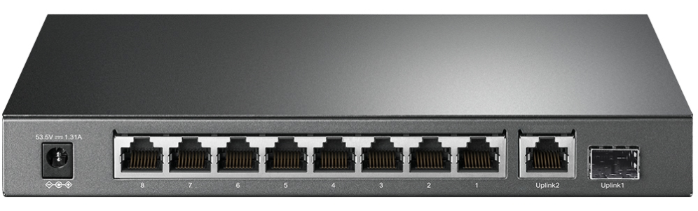 SWITCH TP-LINK 10 PORT GB POE+ 8 PORT POE - detalle
