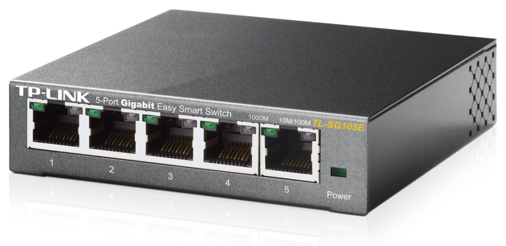 SWITCH TP-LINK 5 PORT GIGA EASY SMART - detalle