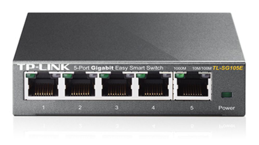 SWITCH TP-LINK 5 PORT GIGA EASY SMART - detalle