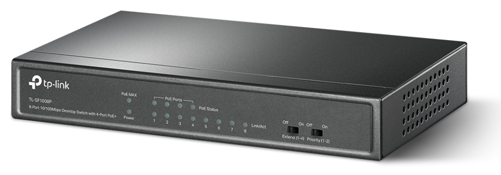 SWITCH TP-LINK 8 PORT 10/100 POE - detalle