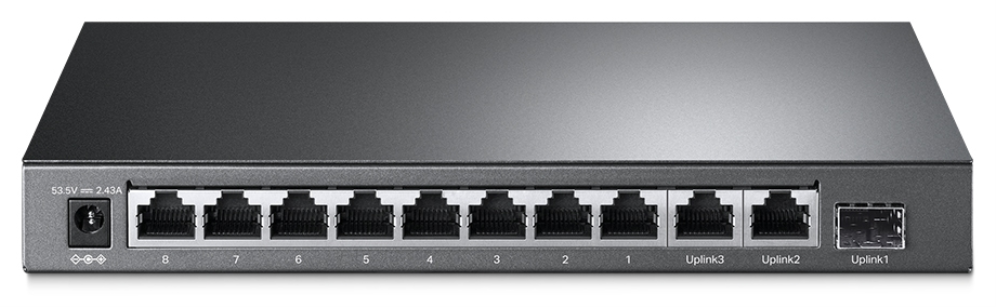 SWITCH TP-LINK 8 PORT 10/100 y 3 PORT POE+ - detalle