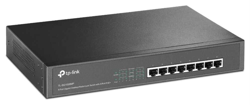 SWITCH TP-LINK 8-PORT GIGABIT SWITCH WITH 8-PORT POE+ - detalle