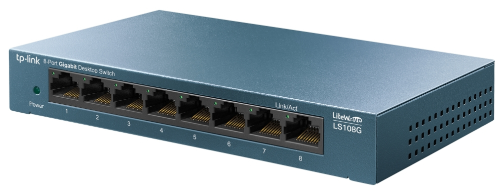 SWITCH TP-LINK 8 PUERTOS GIGABIT RJ45 - detalle