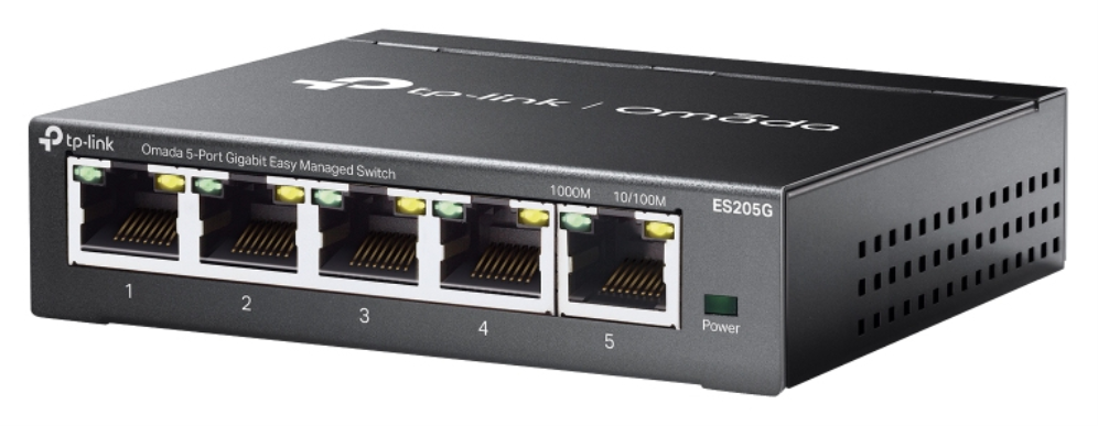 SWITCH TP-LINK OMADA ES205G 5-PORT GIGA - detalle