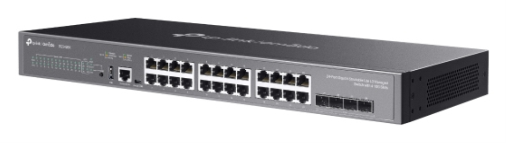 SWITCH TP-LINK OMADA SG5428X 24-PORT GIGA 4-PORT SFP+ 10GB - detalle