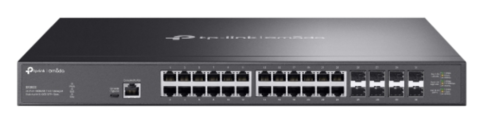 SWITCH TP LINK OMADA SX3832 24-PORT RJ45 HASTA 10GB 8-PORT SFP+ 10GB