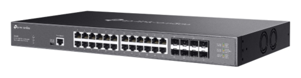 SWITCH TP LINK OMADA SX3832 24-PORT RJ45 HASTA 10GB 8-PORT SFP+ 10GB - detalle