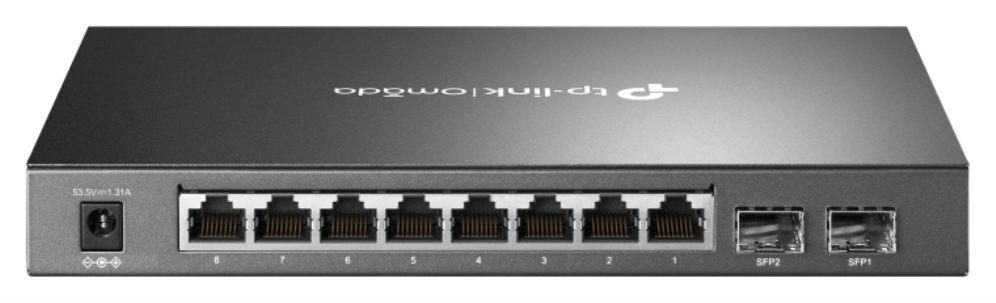 SWITCH TP LINK OMADA TL-SG2210P / L2, 8x1G, 2xSFP, 61W - detalle