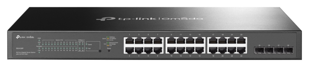 SWITCH TP LINK OMADA TL-SG2428P / L2+, 24x1G POE+, 4xSFP, 250W