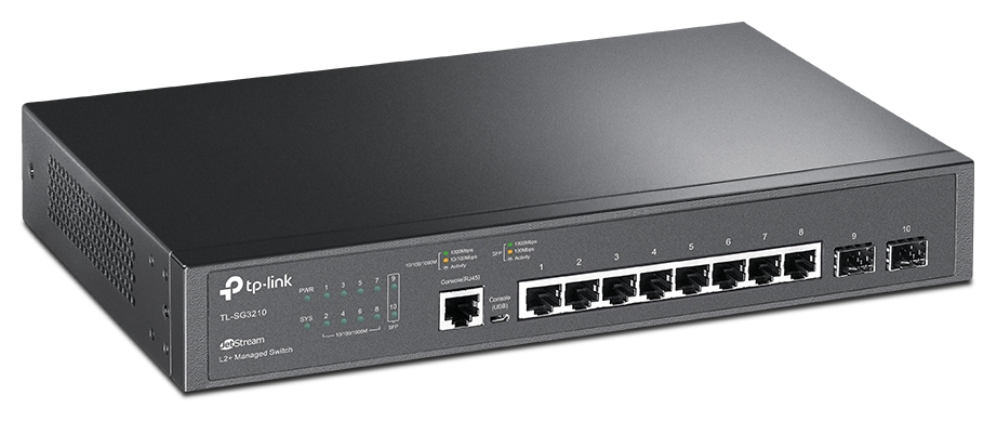 SWITCH TP LINK OMADA TL-SG3210 / L2, 8x1G, 2xSFP - detalle