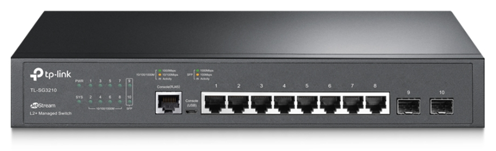 SWITCH TP LINK OMADA TL-SG3210 / L2, 8x1G, 2xSFP