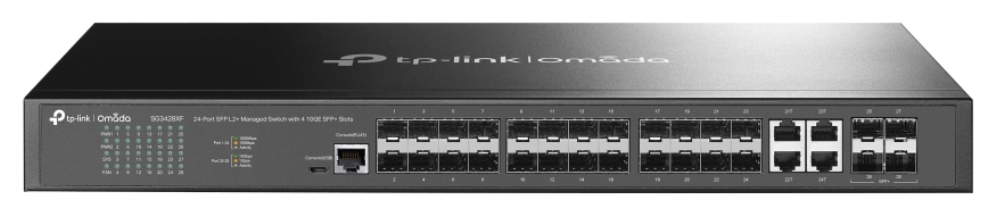 SWITCH TP LINK OMADA TL-SG3428XF / L2+, 24xSFP, 4xSFP+