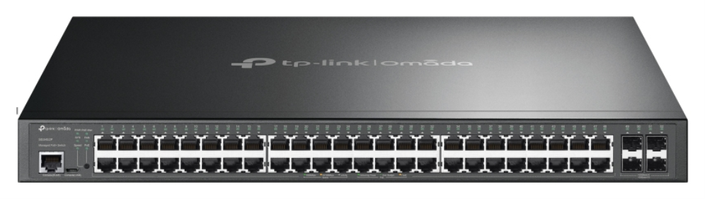 SWITCH TP LINK OMADA TL-SG3452P / L2+, 48x1G POE+, 4xSFP, 384W