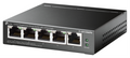 SWITCH TP-LINK PROFESSIONAL 5 PORT GIGABIT EASY SMART 4 PORT POE+