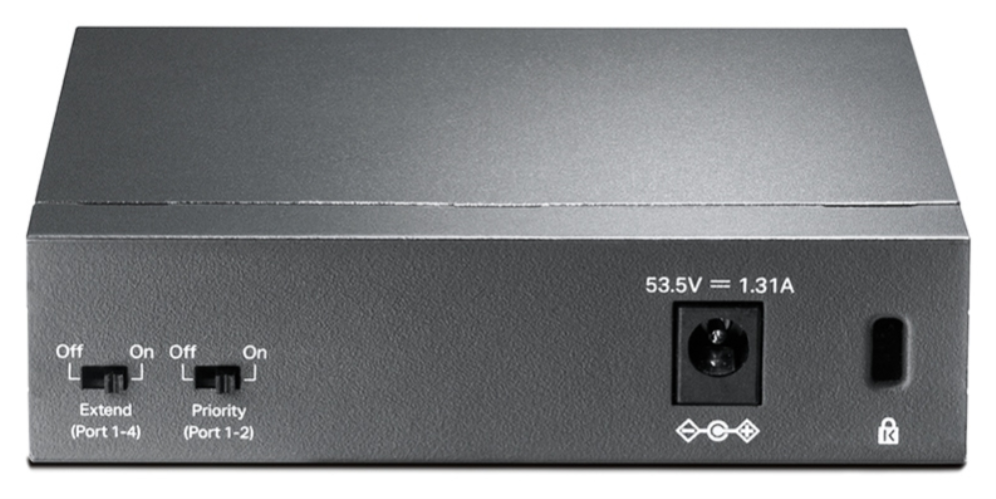SWITCH TP-LINK TL-SF1005P DESKTOP SWITCH 4-PORT POE - detalle