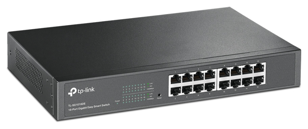 SWITCH TP LINK TL-SG1016DE / EASY SMART 16x1G - detalle