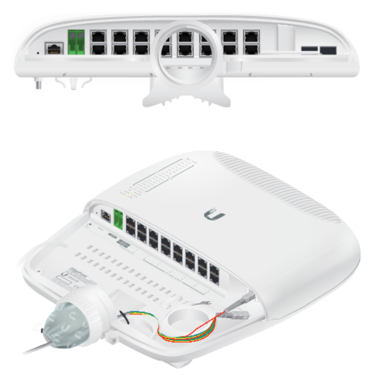 SWITCH UBIQUITI EP-S16 EDGESWITCH S16 EDGEMAX EXTERIOR - detalle