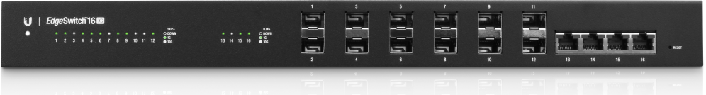 SWITCH UBIQUITI ES-16-XG EDGESWITCH 16 EDGEMAX FIBRA - detalle