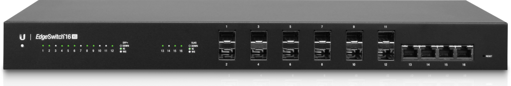 SWITCH UBIQUITI ES-16-XG EDGESWITCH 16 EDGEMAX FIBRA - detalle