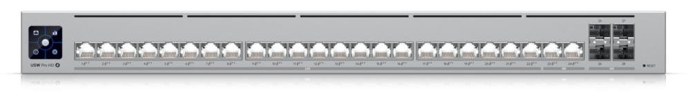 SWITCH UBIQUITI UNIFI USW-PRO-HD-24-POE PRO HD 24 POE - detalle