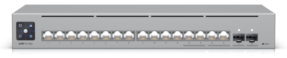 SWITCH UBIQUITI UNIFI USW-PRO-MAX-16 16 PUERTOS