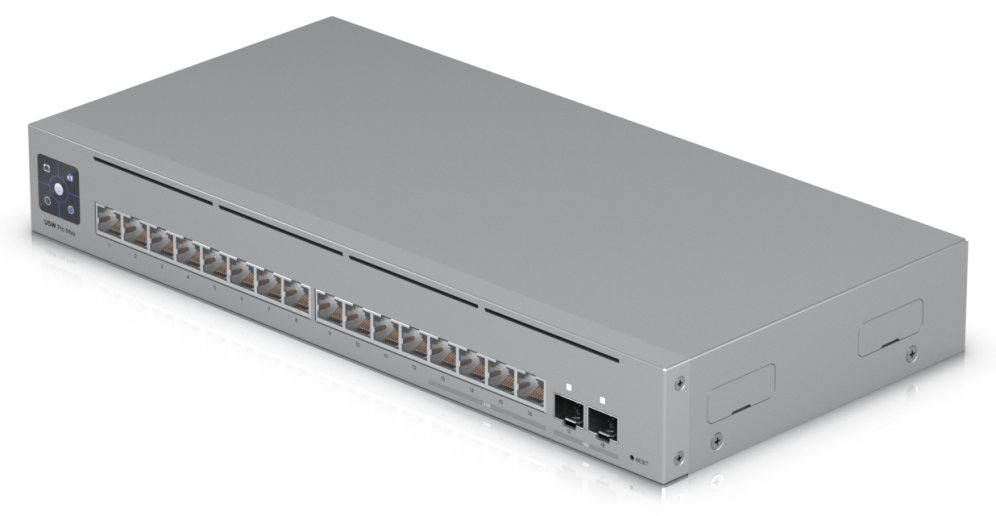 SWITCH UBIQUITI UNIFI USW-PRO-MAX-16 16 PUERTOS - detalle