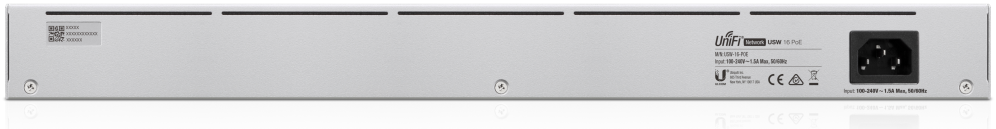SWITCH UBIQUITI USW-16-POE UNIFI SWITCH 16 (8 POE+ 2 SFP) GEN2 - detalle