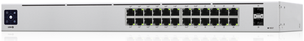 SWITCH UBIQUITI USW-24-POE UNIFI SWITCH 24 (16 POE+ 2 SFP) GEN2 - detalle